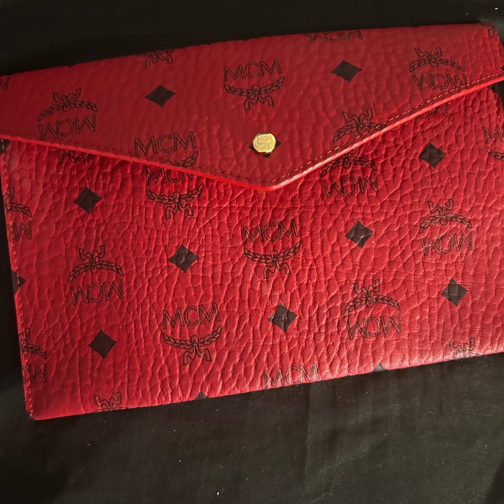 MCM Visetos envelope clutch or pouch